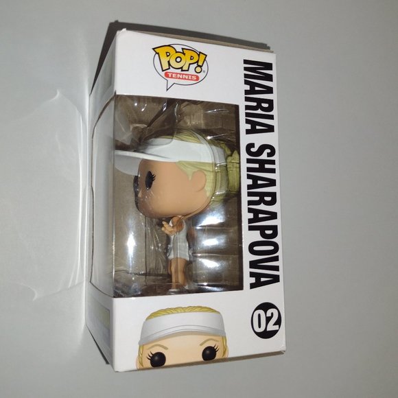 Tennis Legends Bjorn Borg 02 Funko Pop! Maria Sharapova 6.5 x 4.72 x 3.62 inches - Picture 3 of 7